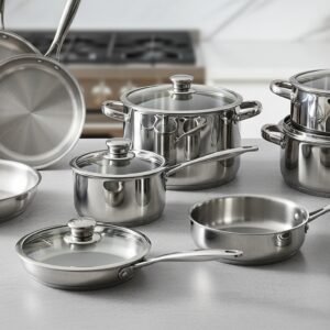 Stainless Steel Cookware Set (10pcs)